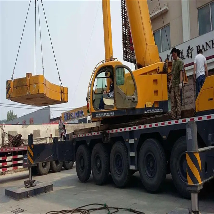 从江当地吊车出租|机器吊装|75吨|工厂搬迁服务